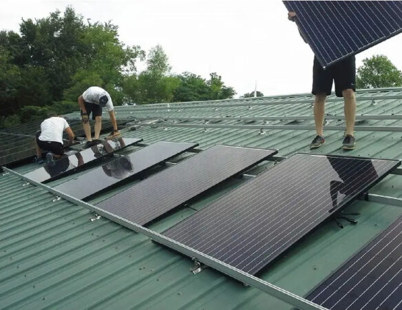 Roof Mounted Solar Structure